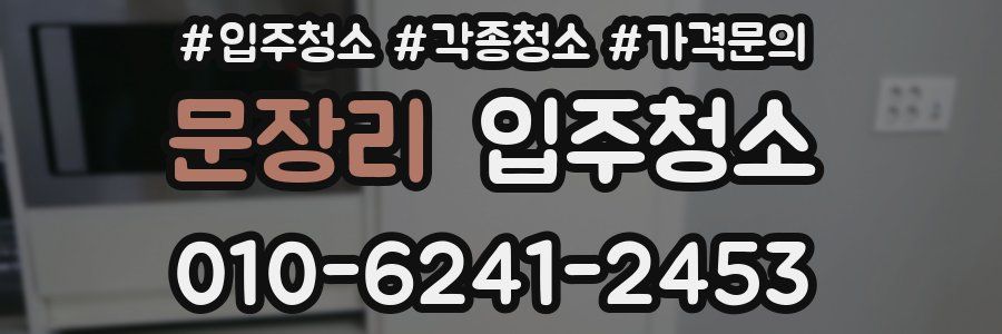 문장리 이사청소