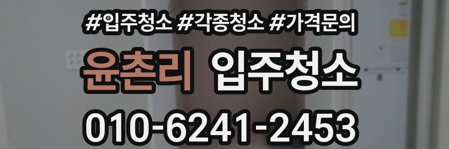 윤촌리 이사청소