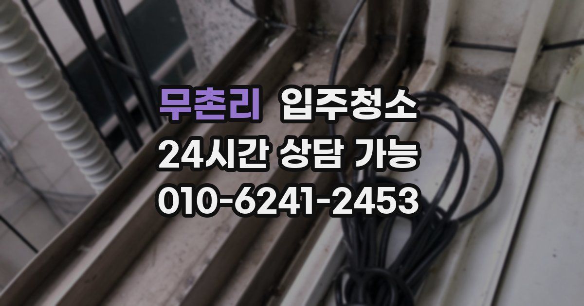 무촌리 입주청소