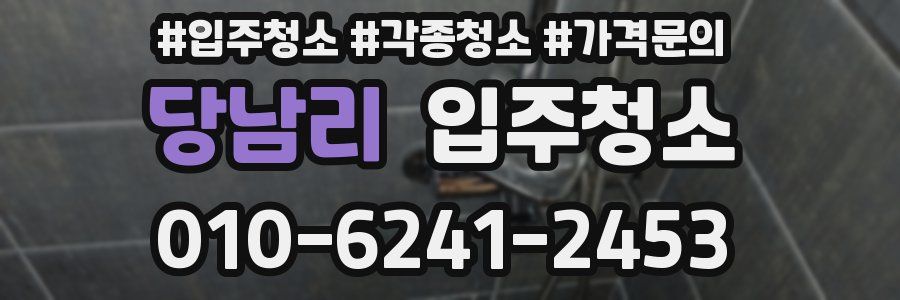 당남리 이사청소