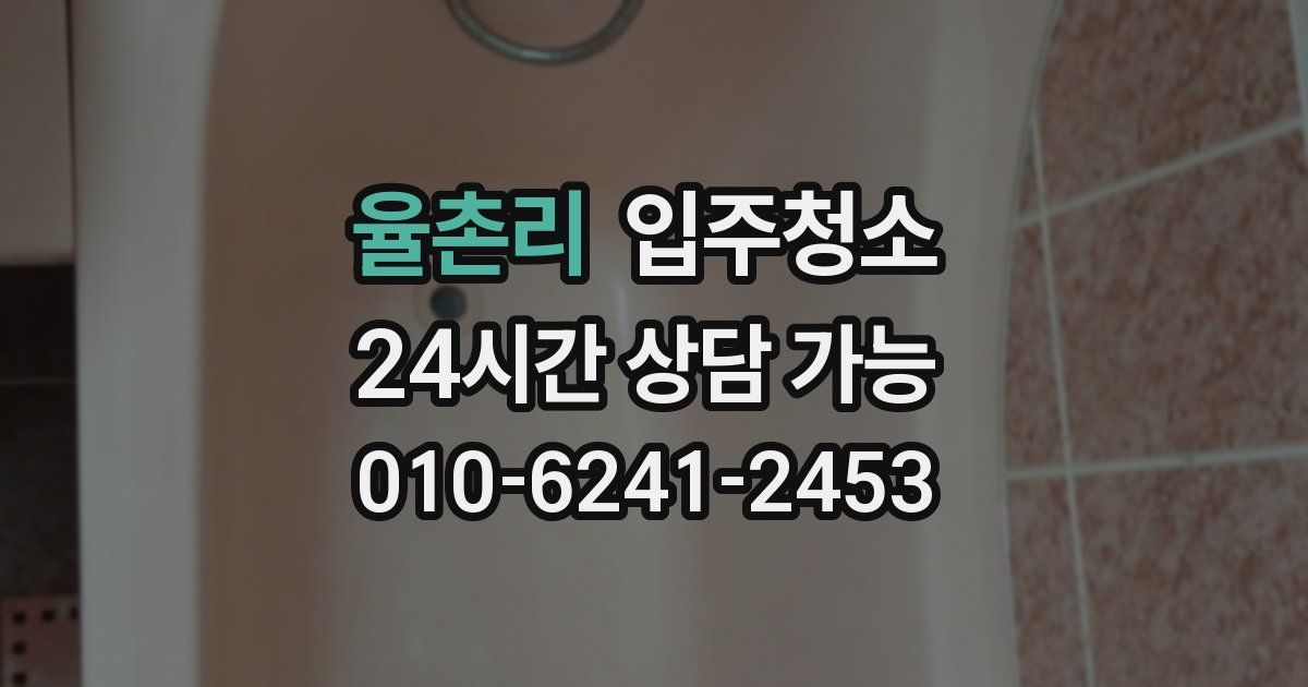 율촌리 입주청소