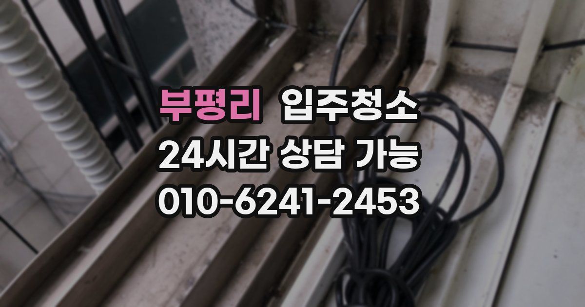 부평리 입주청소
