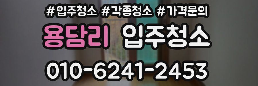 용담리 이사청소