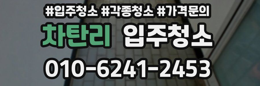 차탄리 이사청소