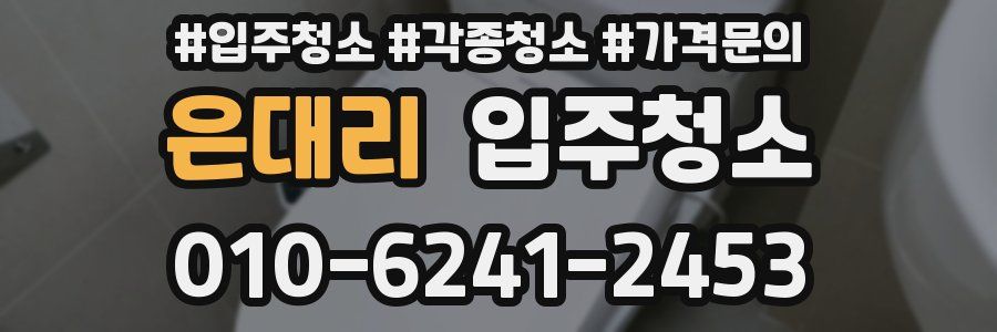 은대리 이사청소