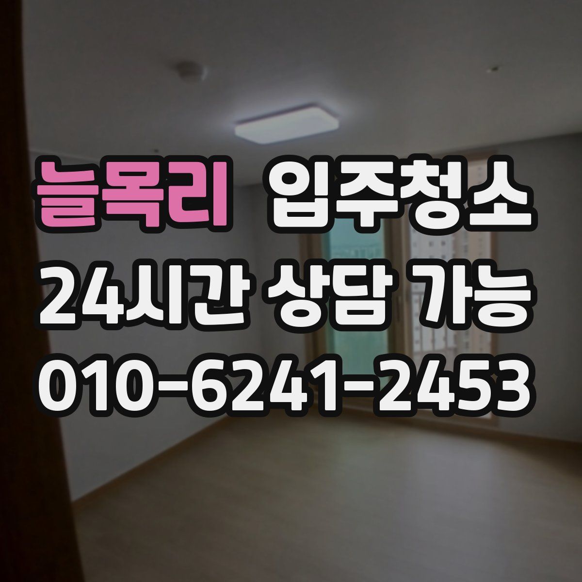 늘목리 원룸청소