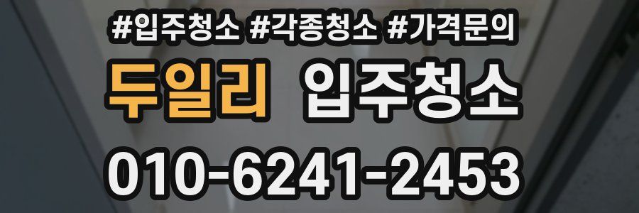 두일리 이사청소