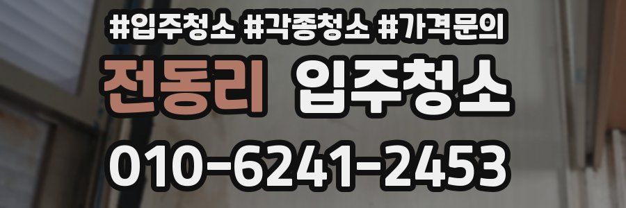 전동리 이사청소