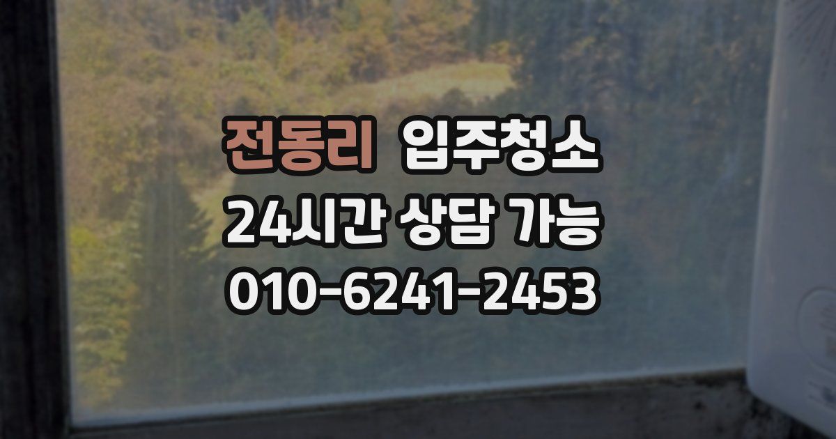 전동리 입주청소