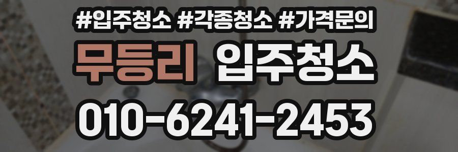 무등리 이사청소