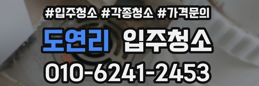 도연리 이사청소