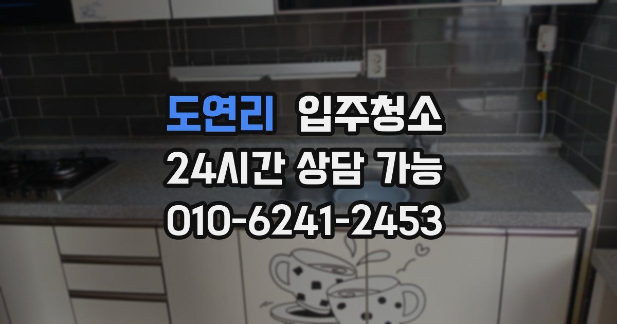 도연리 입주청소