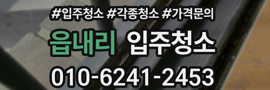 읍내리 이사청소