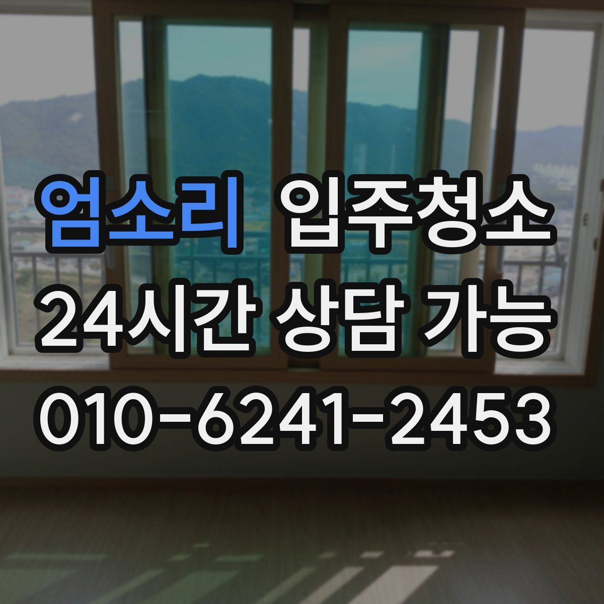 엄소리 원룸청소