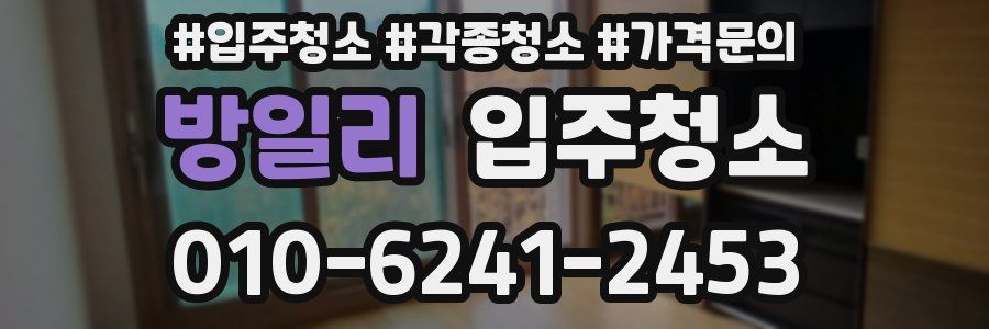 방일리 이사청소