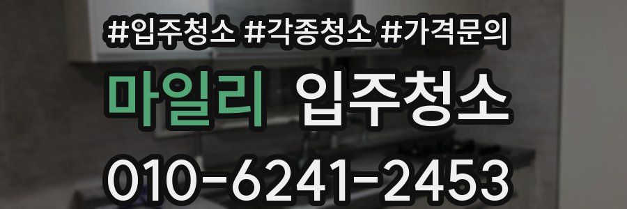 마일리 이사청소