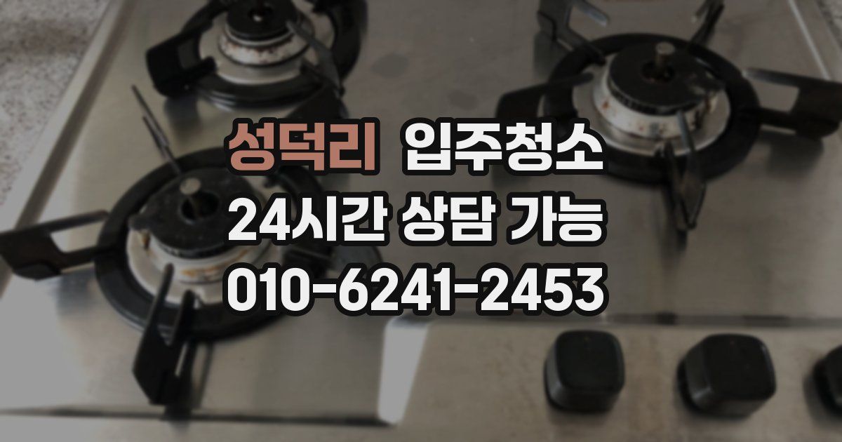 성덕리 입주청소