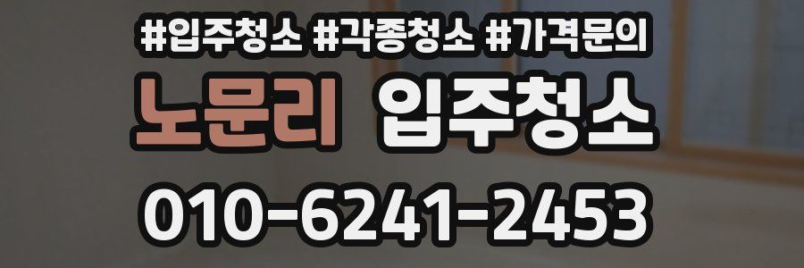 노문리 이사청소