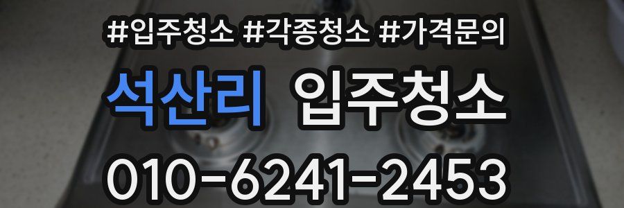 석산리 이사청소