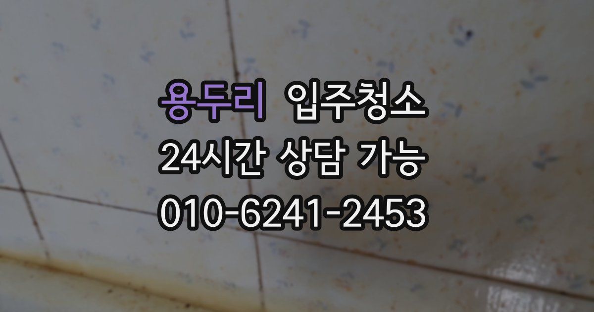 용두리 입주청소