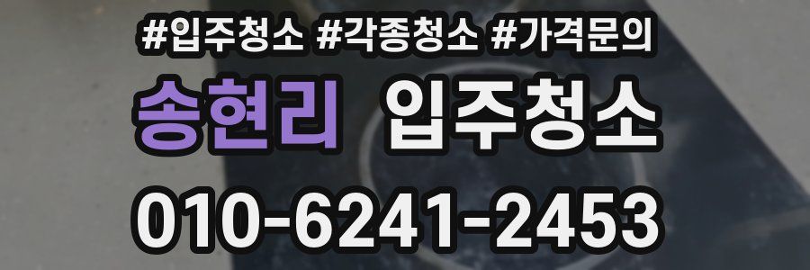 송현리 이사청소