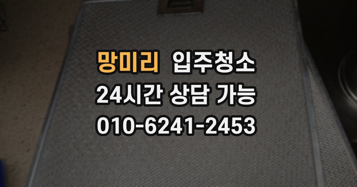 망미리 입주청소