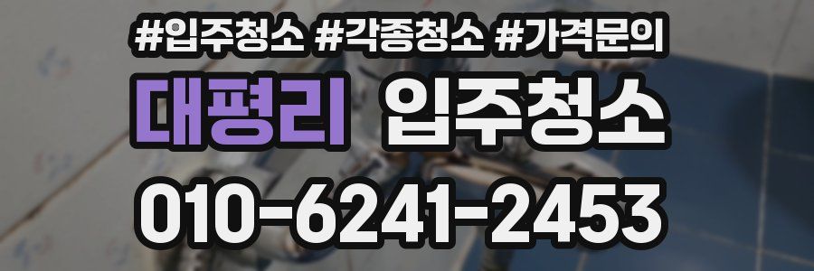 대평리 이사청소