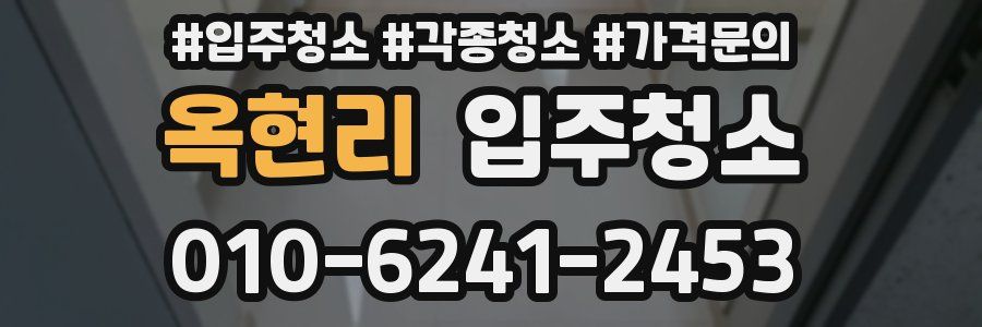 옥현리 이사청소