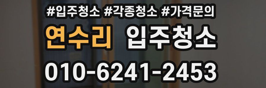 연수리 이사청소