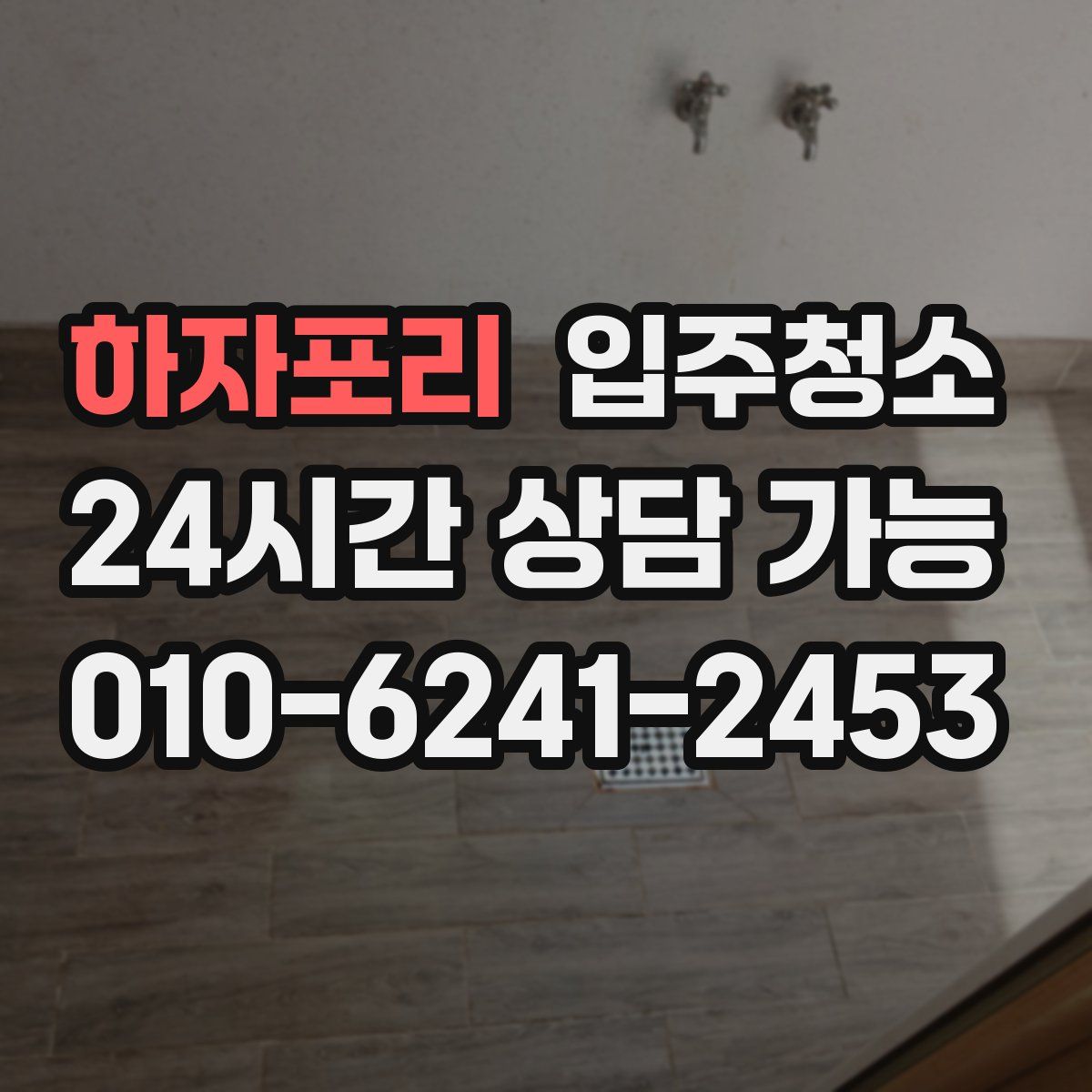 하자포리 원룸청소