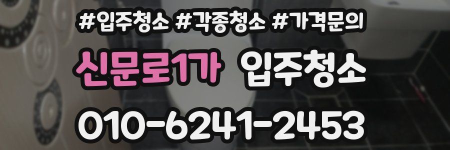 신문로1가 이사청소