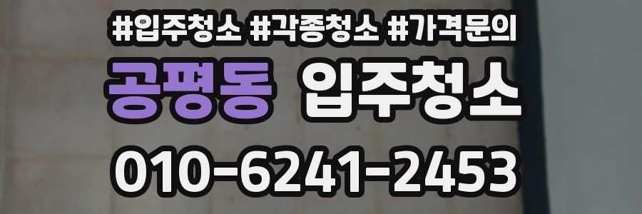 공평동 이사청소