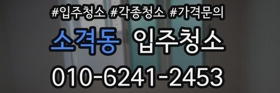 소격동 이사청소