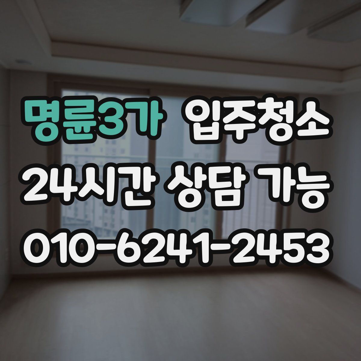 명륜3가 원룸청소