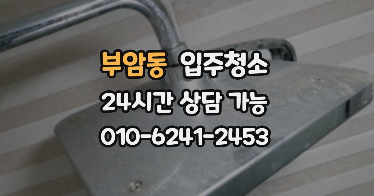 부암동 입주청소