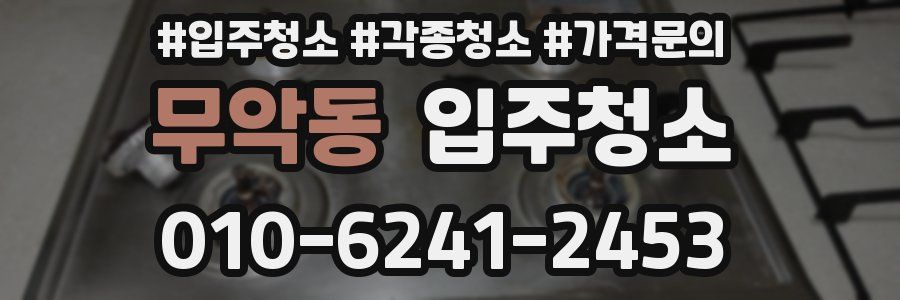 무악동 이사청소