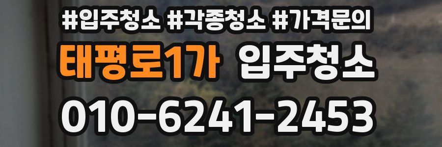 태평로1가 이사청소