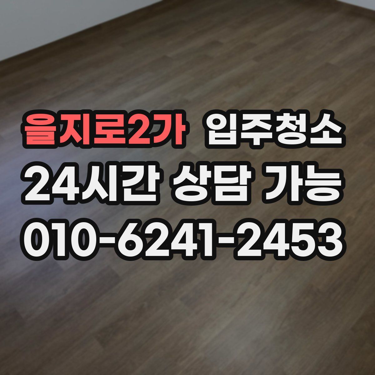 을지로2가 원룸청소