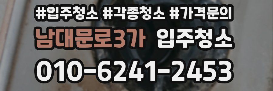 남대문로3가 이사청소