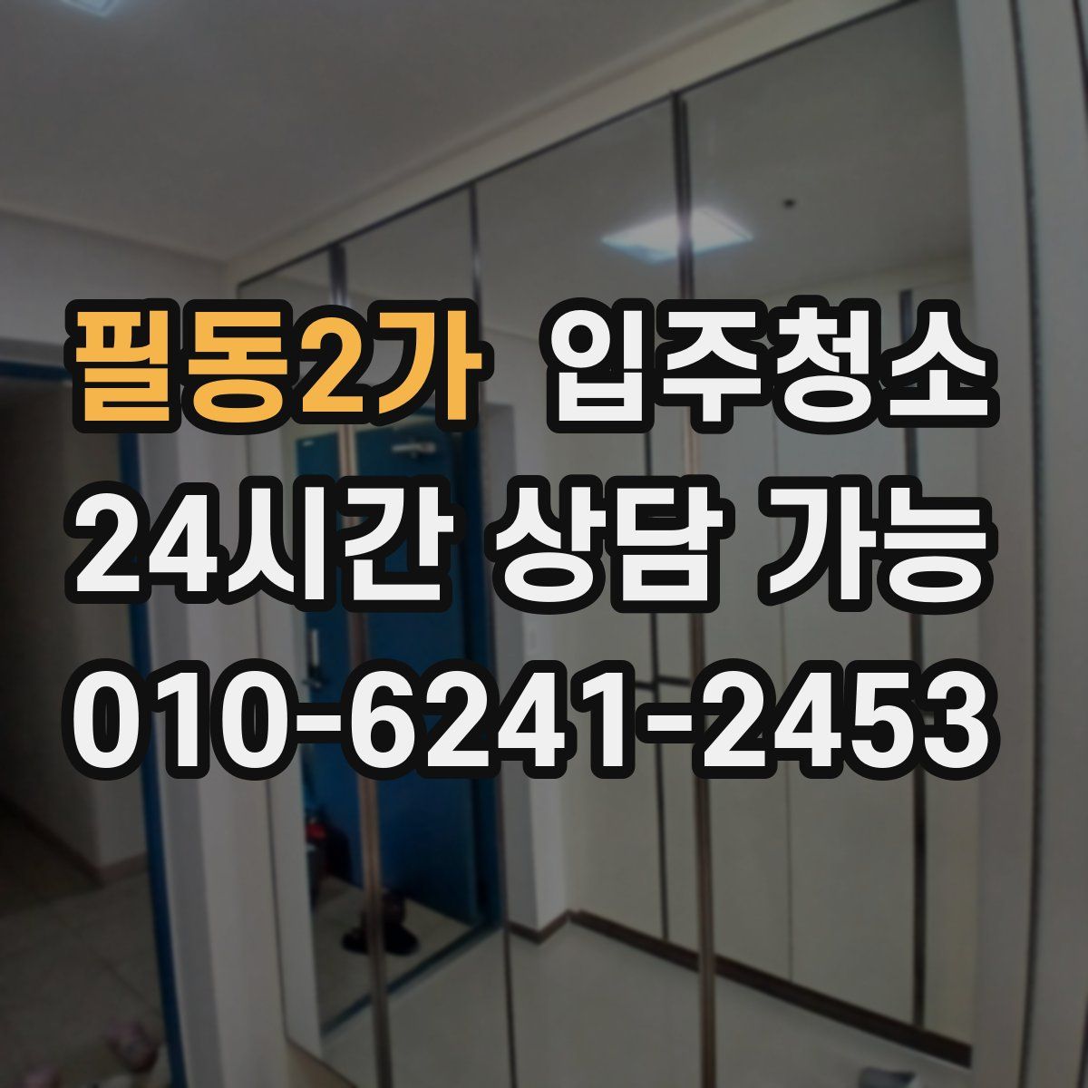 필동2가 원룸청소