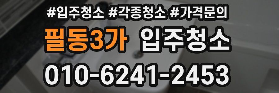 필동3가 이사청소