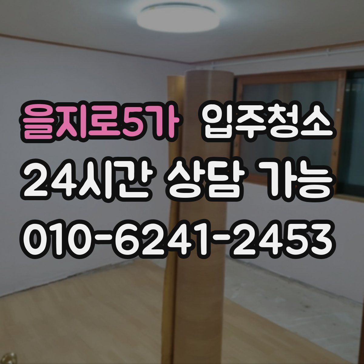 을지로5가 원룸청소