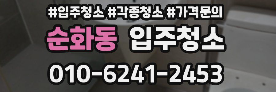 순화동 이사청소