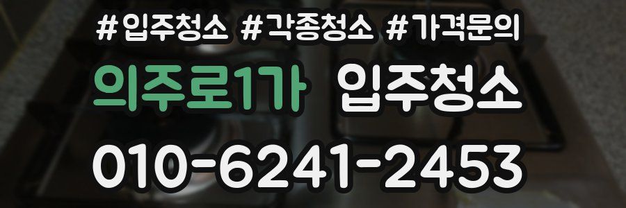 의주로1가 이사청소