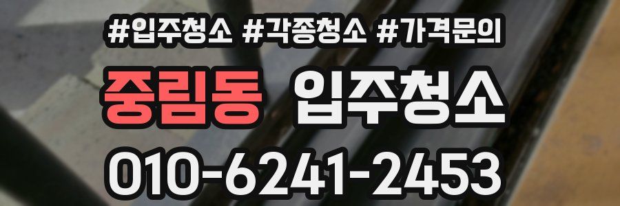 중림동 이사청소