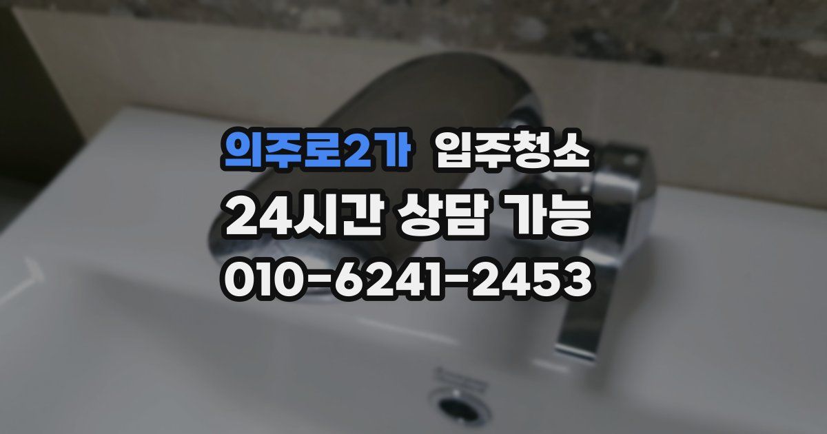 의주로2가 입주청소