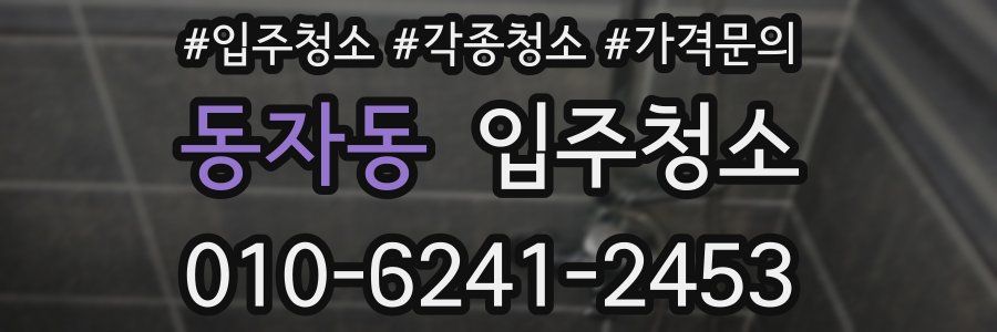 동자동 이사청소