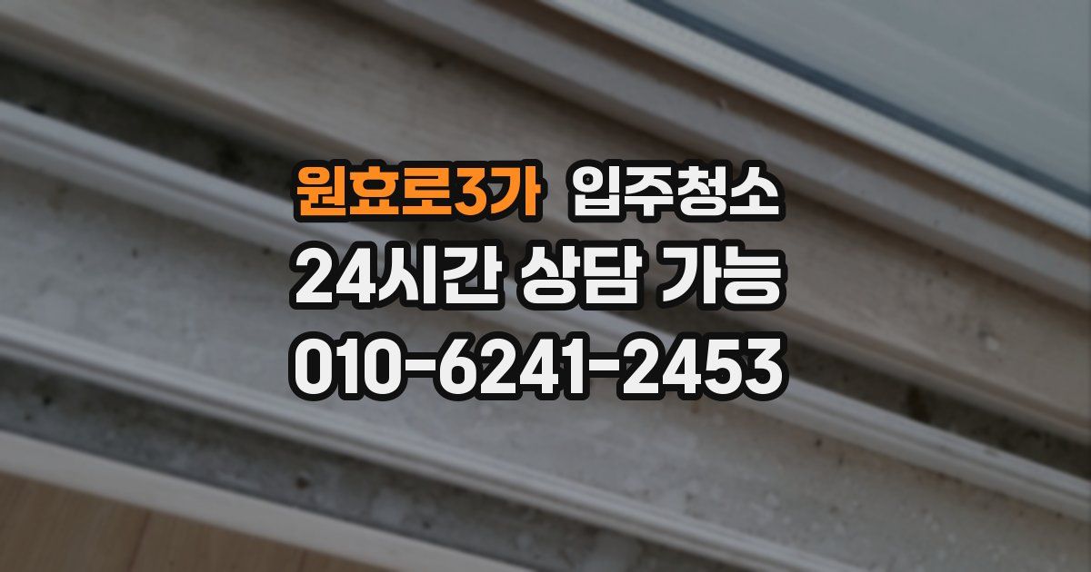 원효로3가 입주청소