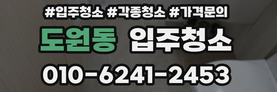 도원동 이사청소