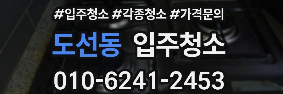 도선동 이사청소